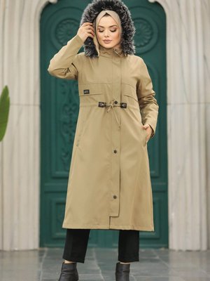 Kürklü Vizon Parka