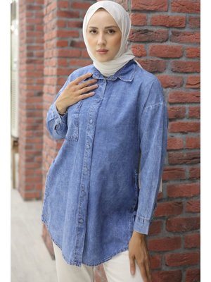 Lacivert Kot Gömlek