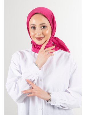 Açık Fuşya Brisa Vual Eşarp