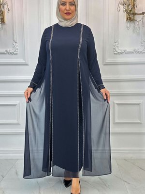 Lavin Abiye Elbise Lacivert