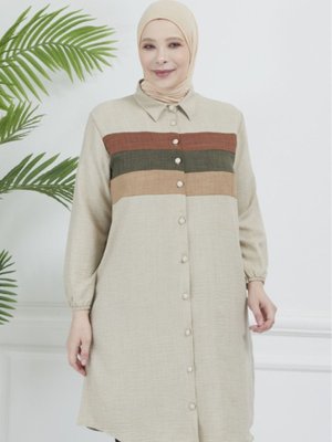 Garnili Teesettür Gömlek Garnili Teesettür Gömlek