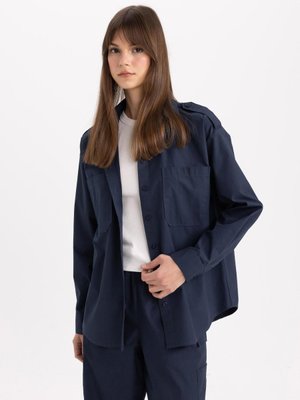 Relax Fit Poplin Uzun Kollu Gömlek Tunik C2145ax24sp