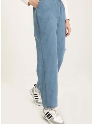 Cepli Bol Paça Kot Pantolon Mavi Cepli Bol Paça Kot Pantolon Mavi