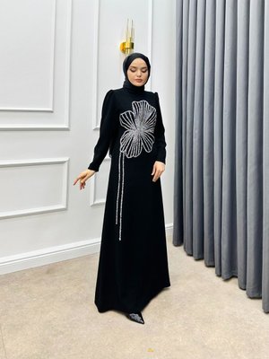 Nursema Taş İşlemeli Elbise