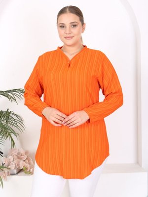 Dokuma Viskon Yumuşak Kumaş Rahat Tunik