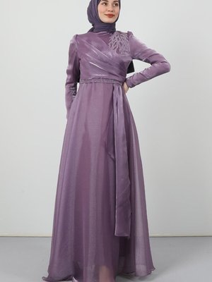 Eliza Abiye Elbise Lila