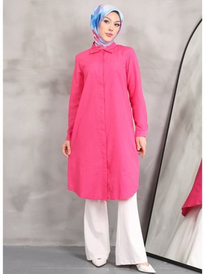 Uzun Gömlek Tunik Poplin Kumaş