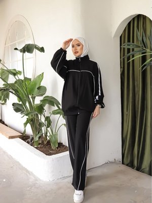 İkili Eşofman Takımı Siyah