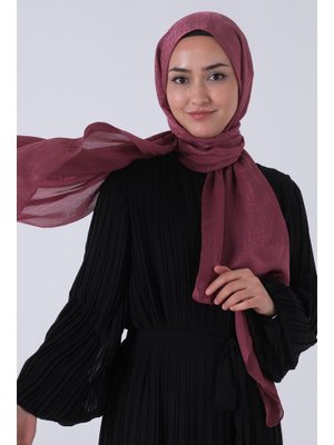 Koyu Leylak Nisa Jakar Şal