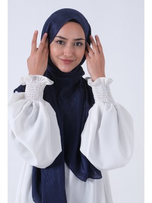 Açık Lacivert Nisa Jakar Şal