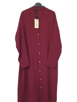 Ayrobin Kumaş Düğmeli Hırka