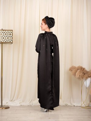 Zümrüt Tesettür Abiye Elbise