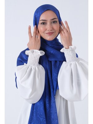 Gece Mavisi Nefes Jakar Şal