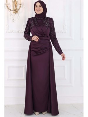 Mürdüm Nehir Abiye Elbise