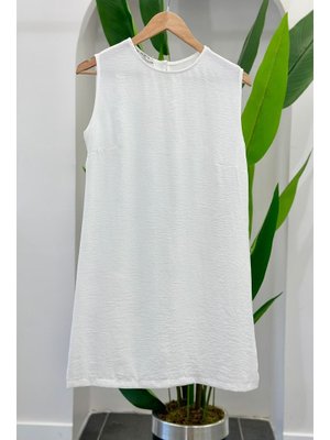 Krem Sıfır Kol İçlik Tunik Krem Sıfır Kol İçlik Tunik