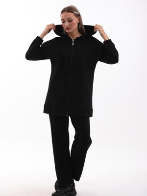 Siyah Spor İkili Eşofman Takım