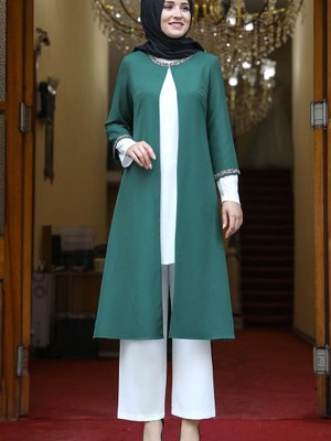 Safir Üçlü Takım Zümrüt Safir Üçlü Takım Zümrüt