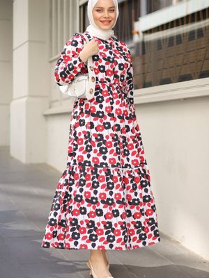 Metz Kırmızı Elbise Metz Kırmızı Elbise