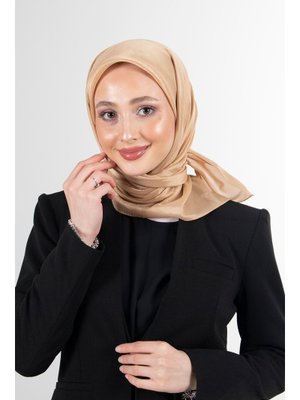 Koyu Bej Brisa Vual Eşarp