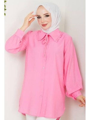 Yaka Fırfırlı Tunık