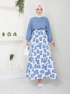 Çiçekli Etekli Takım Çiçekli Etekli Takım