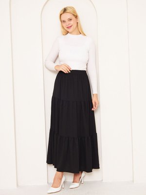 Katlı Bürümcük Kumaş Kat Uzun Etek, Anne Hediye, Sevgili Hediye