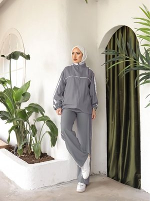 İkili Eşofman Takımı Antrasit