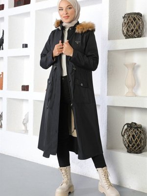 Kuşgözü Detaylı Armalı Mont Siyah Kuşgözü Detaylı Armalı Mont Siyah