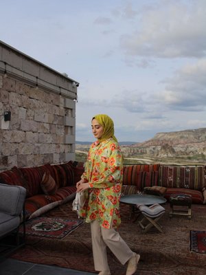 Desenli Oversize Tunik