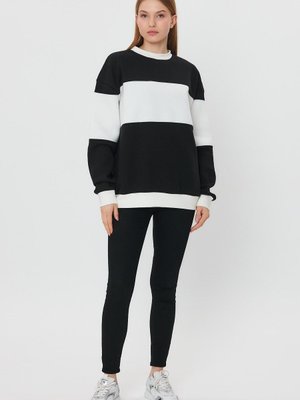 Siyah Unısex Oversıze Sweatshirt Siyah Unısex Oversıze Sweatshirt