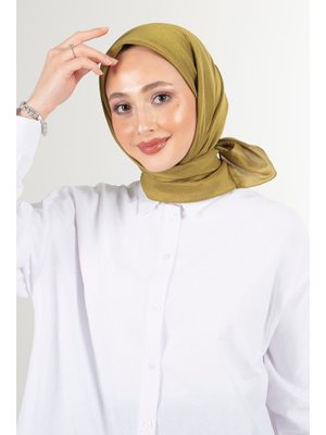 Yağ Yeşili Brisa Vual Eşarp