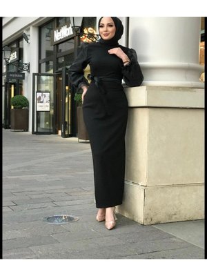 Kolları Organize Sukuba Elbise