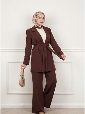 Kruvaze Yaka Ceket Takım Kruvaze Yaka Ceket Takım