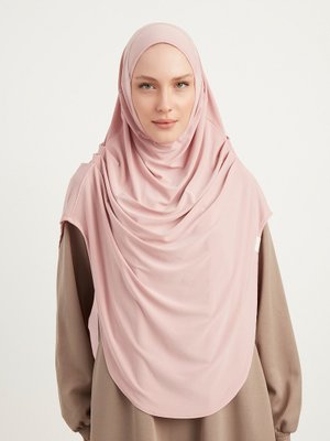 Pudra Pratik Uzun Pileli Hazır Türban Pudra Pratik Uzun Pileli Hazır Türban