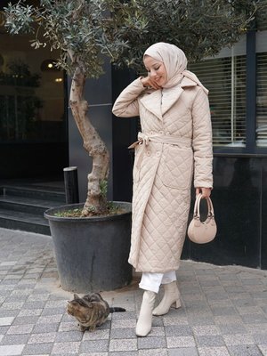 Kuşaklı Kapitone Uzun Mont Kuşaklı Kapitone Uzun Mont