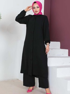 Aerobin Uzun Takım Siyah