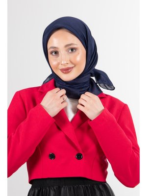 Lacivert Brisa Vual Eşarp