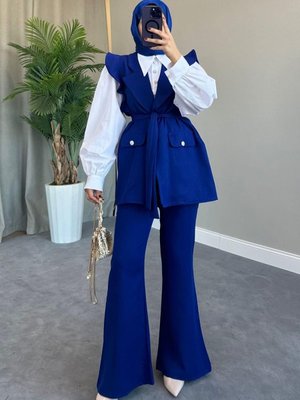 Hürrem Yelekli Takım Saks