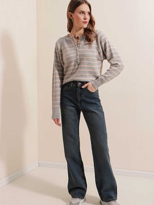 Mavi Palazzo Kot Pantolon Mavi Palazzo Kot Pantolon