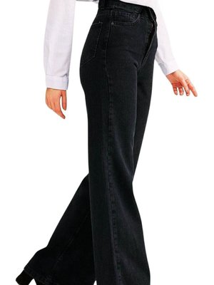 Füme Kot Kumaş Palazzo Pantolon Füme Kot Kumaş Palazzo Pantolon