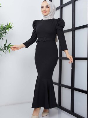 Siyah Balık Elbise
