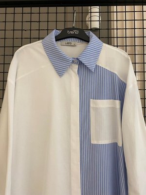 Trend Yarı Çizgili Tunik