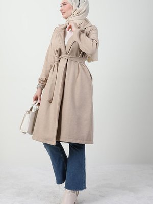 Demre Kaşe Kaban Krem