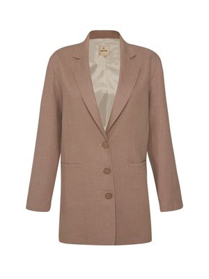 Rahat Kesim Keten Ceket