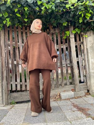 Basic Balonkol Triko Takım