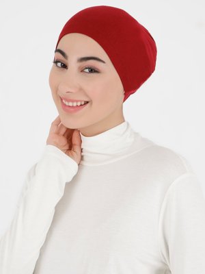Bordo Likralı Geçme Bone Bordo Likralı Geçme Bone