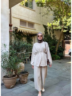 Kuşaklı Keten Premium Takım