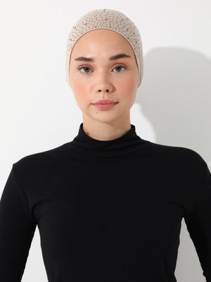 Taşlı Stone Pratik Boru Bone Acik Vizon