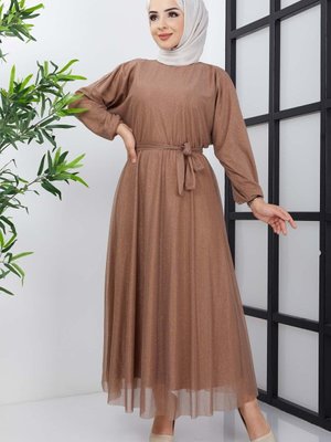 Vizon Ayşıl Abiye Elbise