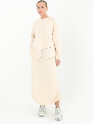 Taş İp Kumaş Etekli Takım